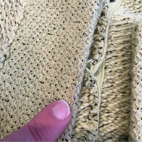 Soft Surroundings neon yellow lime green hooded knit tunic top size Small - Picture 12 of 15